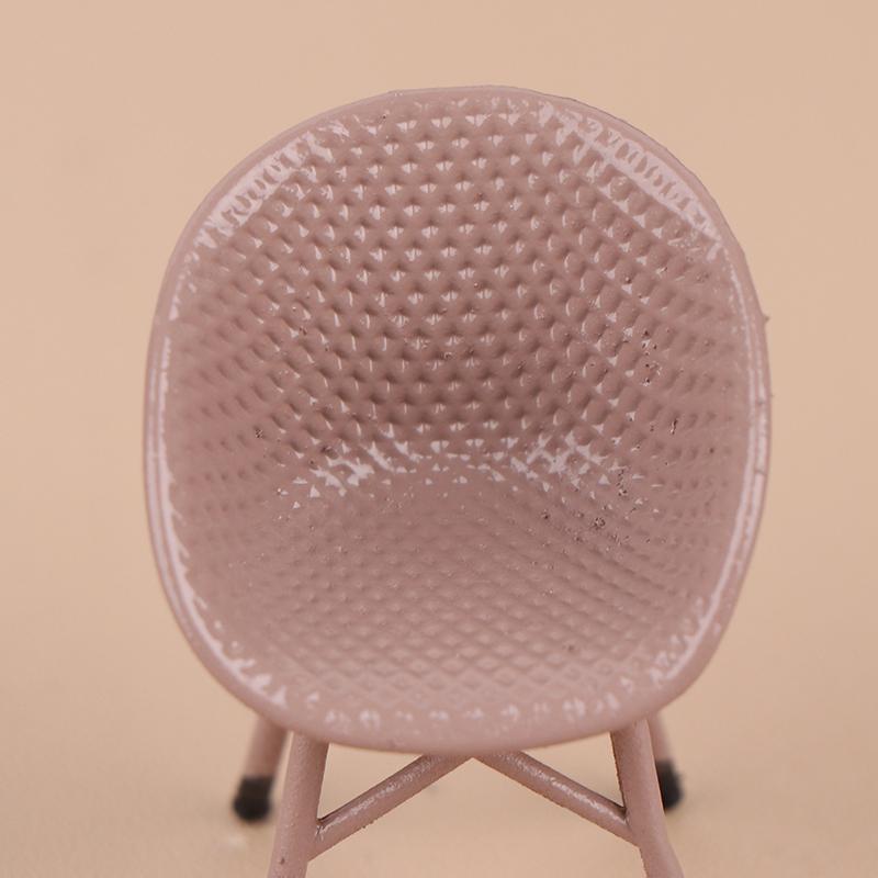 1Pc Puppenhaus Zubehör Dekoration Spielzeug Puppenhaus Miniatur Simulation Balkon Rattan Stühle Tische und Stühle Möbel Modell