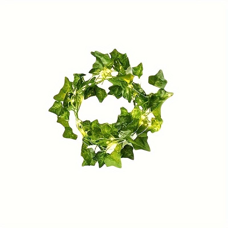 

50 светодиодных гирлянд из искусственных листьев 5 м для сада, свадьбы, дома, украшений на Хэллоуин, Рождество, для вечеринки, дня рождения(Без батареи) 5m