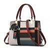 Dámská taška Fashion Big Bag Korejská verze Jedno rameno Přenosná Crossbody kabelka Kabelka Geometrický vzor