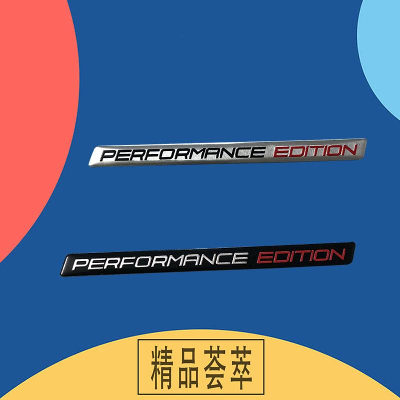 Car Styling Performance Edition Aluminium Badge Body Emblem Decorative Trunk Fender Sticker Decal For Motorcycle Truck Bike SUV