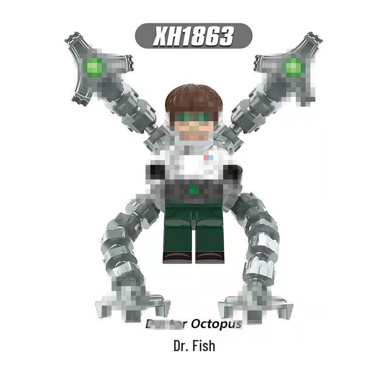 Super Hero Series: Villain Doctor Octopus Minifigure Building Blocks