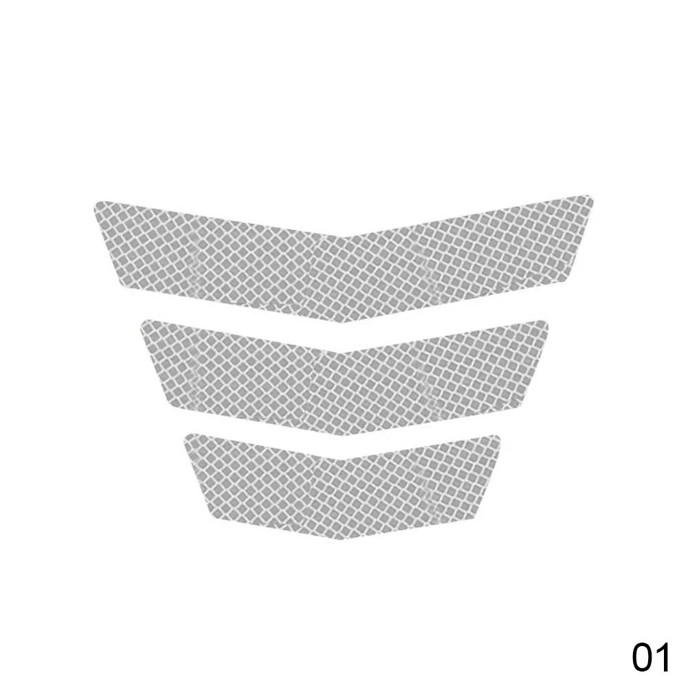 3X Motorcycle Stickers Reflective Warning Trapezoidal Arrow Tail Fender Racing Bumper Decal Adhesive Tape for Car Pegatinas Moto