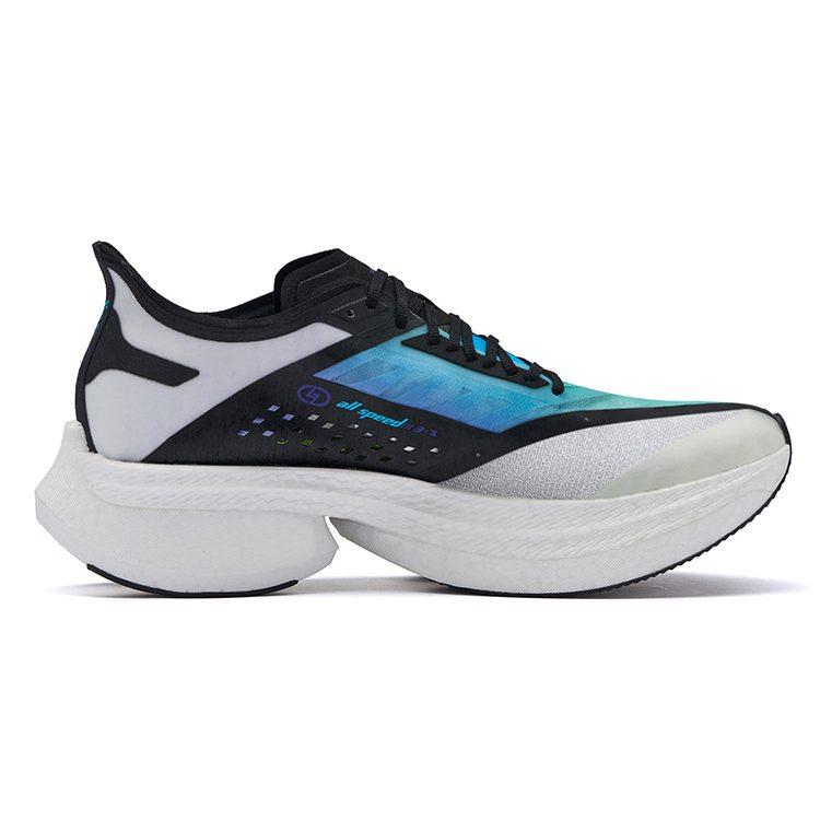 361 Cushioning Slip Resistant Abrasion Resistant Breathable Support Rebound Low Top Running Shoes Men's White Blue 572222223-1