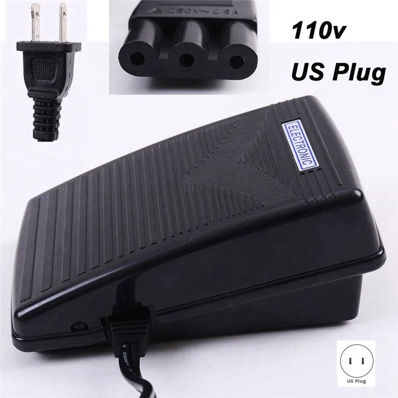 M-Modern-Variable Speed Foot Controller Pedal Sewing Tools Sewing Machine Parts Accessories Household Supplies,US Plug