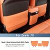 For NEW Zeekr 7X 2025-2026 Rear Seat Anti-Scratch Protection Mat with Backrest Anti-Dirt Guard Accessories Leather