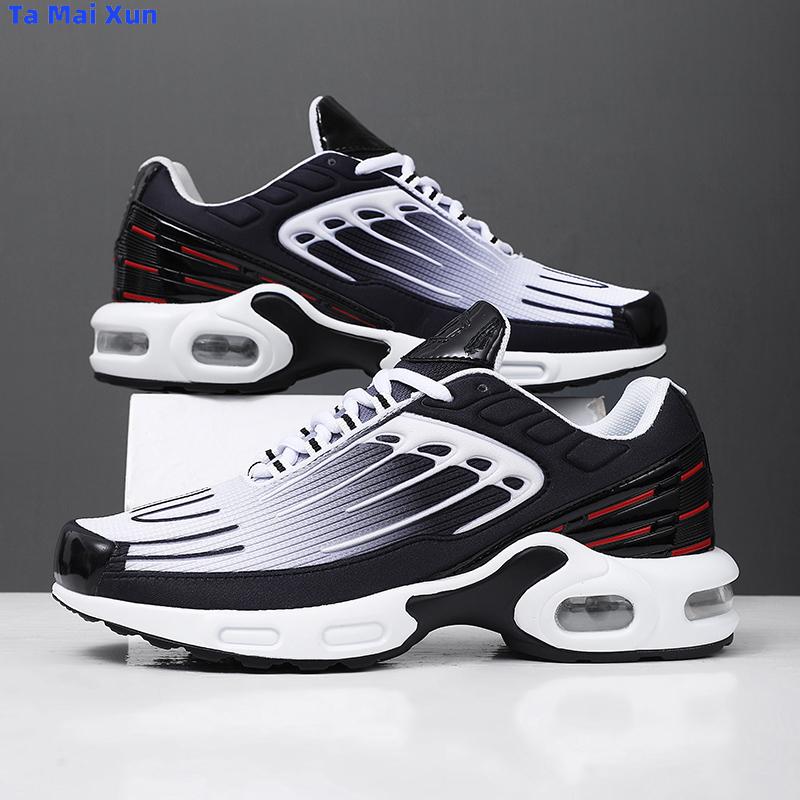 Shoe Size36-47 Men Low-top Air Cushion Sports Shoes Men Breathable Cozy Lightweight Cushioning Womens Casual Walking Sneakers