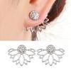 Hollowed Out Lotus Earrings Fashion Women's Earrings Square Earrings Stud The Best Portal