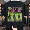 Men'S Retro Gothic Horror Graphic Tee City Morgue Volume 3 Bottom of The Barrel Loose Fit Heavy