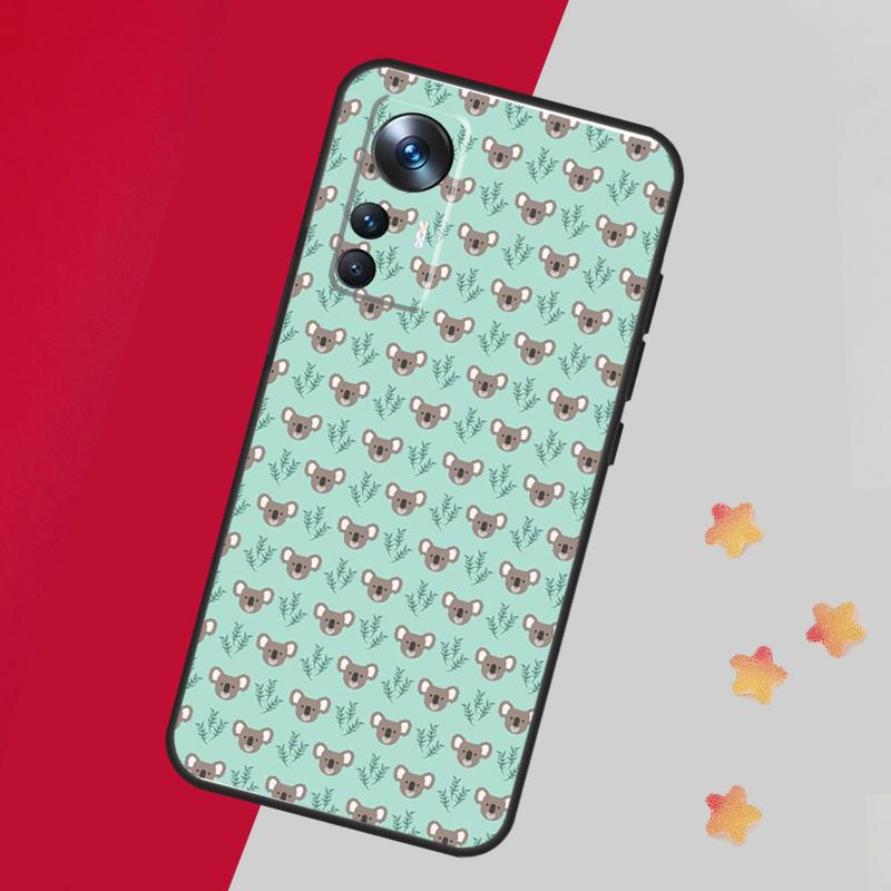 Koala and Eucalyptus Case For Xiaomi 15 Ultra 13 14 11T 12T 13T 14T Pro Cover For POCO F7 F6 F5 X3 X5 X6 X7 Pro