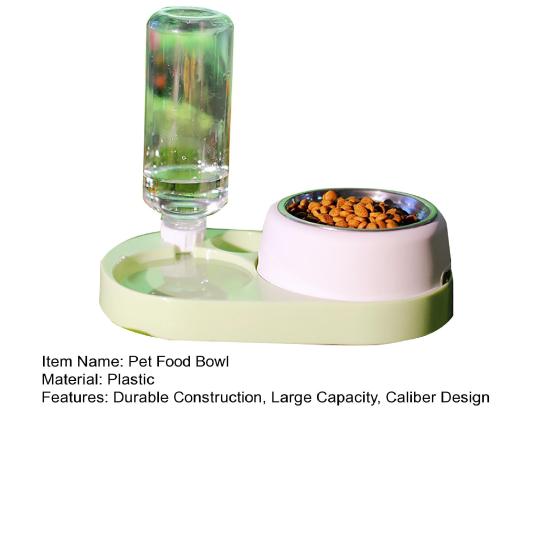 Stainless Steel Pet Food Bowl Large Capacity Easy To Clean Multi-Functional Feeding Drinking Cats Dogs Pet Feeding Station