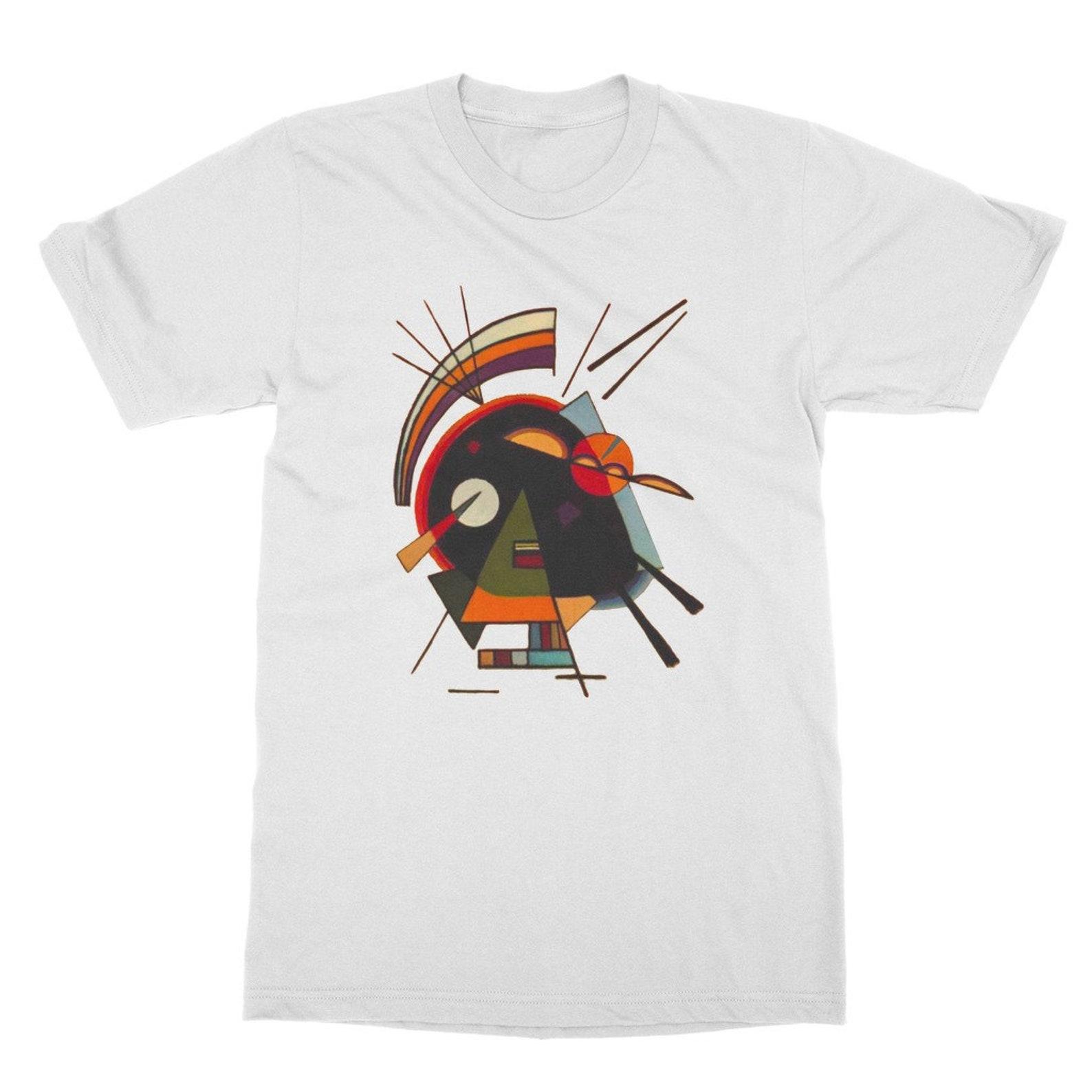 Kandinsky Geometric Abstract Art T-Shirt - Unisex Cotton Tee XL