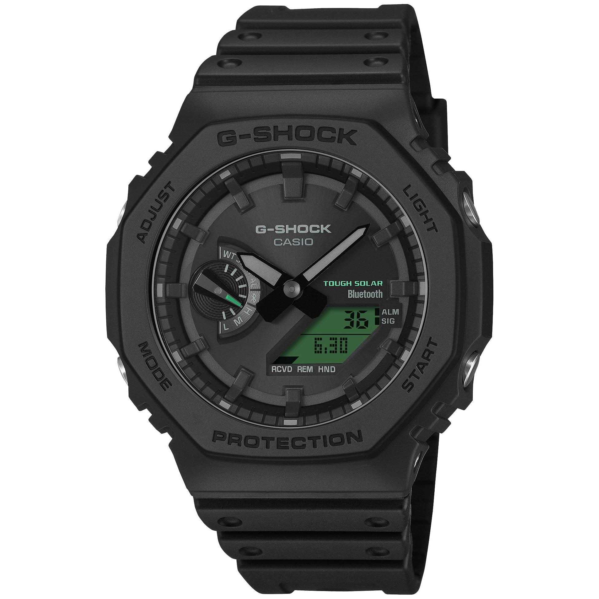 Мужские часы Casio G-Shock GA-B2100BEG-1AJF Черные Bluetooth Tough Solar Экологичный материал Японская модель