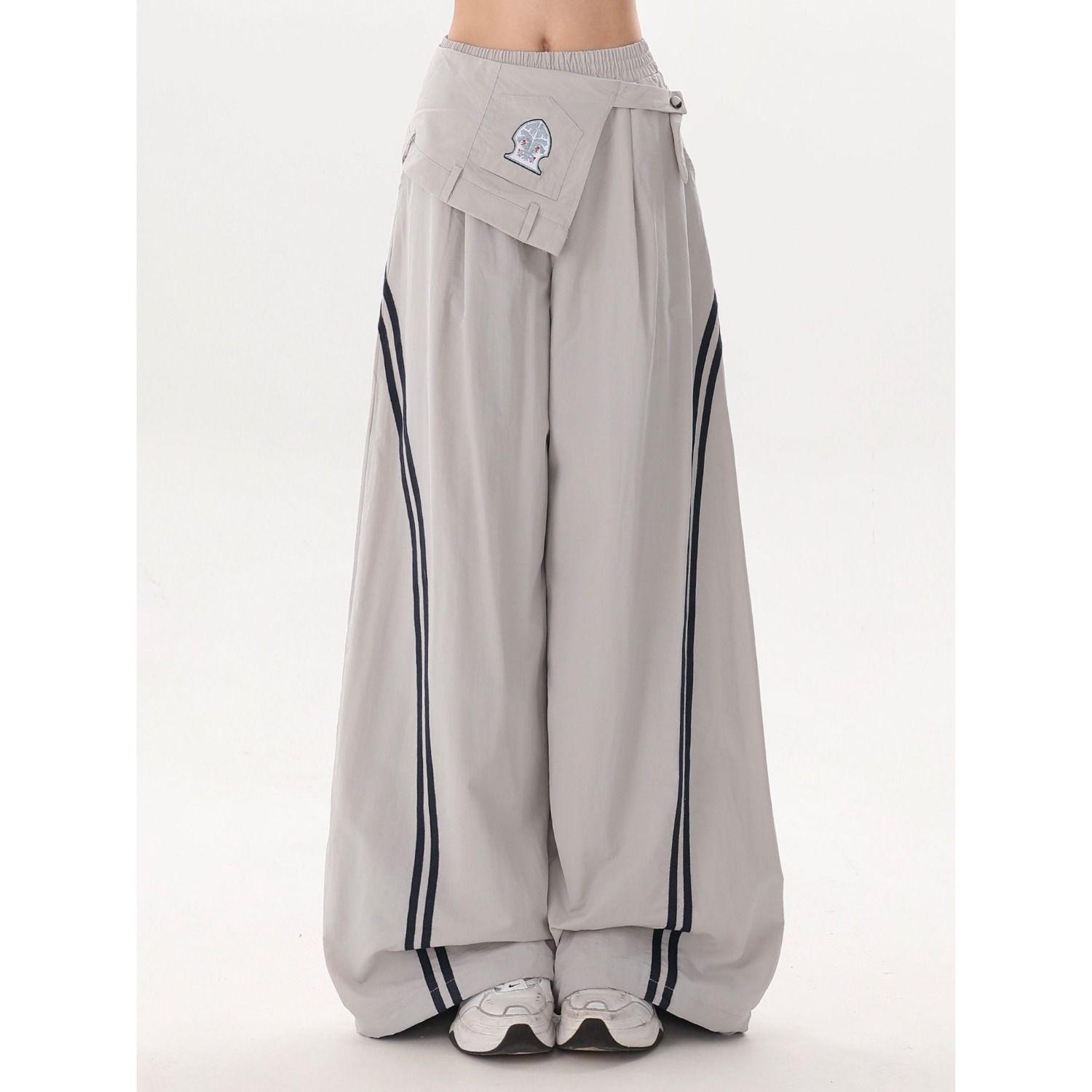 

2026 Fleece-Lined Detachable Bib Work Pants - Warm, Casual, Trendy Autumn/Winter Street Dance Style with Thickened Waistband M серый