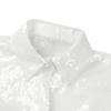 2023 Women's Sparkle Sequin Tops Shimmer Glitter Loose Party Shirt Button Down V Neck Blouse Clubwear Y2K Streetweatr