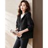 D.F.DEAR Women's Casual Hooded Short Jacket