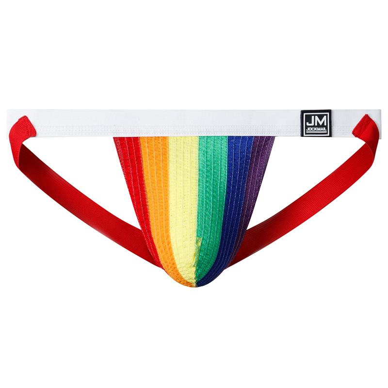 Jockstraps JOCKMAIL Sexy Men's Underwear 1.26-inch Wide Waistband Mesh Material Breathable Low Waisted Thong Underpants