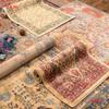 Winter Home Retro Ethnic Style Moroccan Persian Carpet Thickened Living Room Bedroom Bedside Mat Turkish Carpet Full Floor
