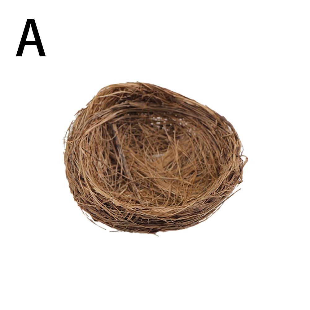 

Новое круглое ротанговое птичье гнездо пасхальное ручная работа DIY ремесло декор для дома окно птичье гнездо садовый домик S S4N6 brown-A