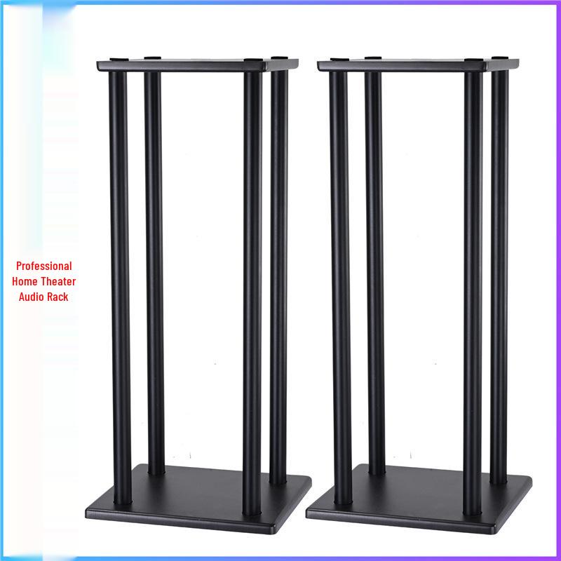 Metal Column Floor Stand for Surround Sound or Projector, Ideal for KTV and Villa Settings.
