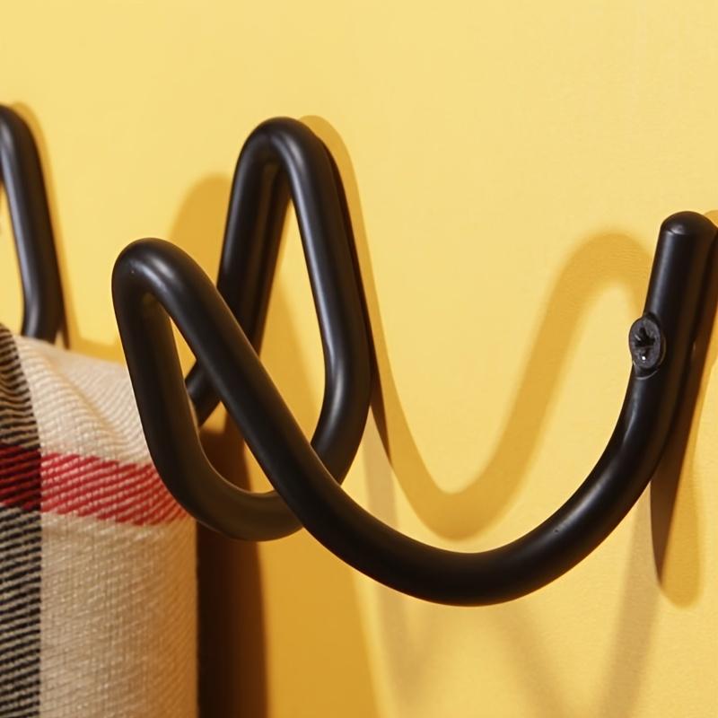 Wandgarderobe im Wellendesign, moderne Wandgarderobe, kreative Kleideraufbewahrung für Zuhause, Hotel und Geschäft