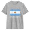 Argentina Flag Unisex T Shirt Fashion Tees Short Sleeve Round Collar Tshirts Cotton New Arrival Tops
