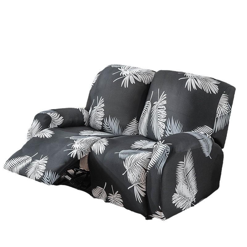 1seater Printed Recliner Sofa Covers Elastic Armchair Chair Cover Non-Slip Spandex Stretch Recliner Chair Slipcovers Living Room