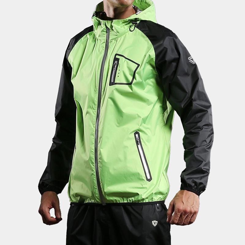 Übergröße Herren Fitness Schweißanzug - Herbst/Winter Laufjacke für Fitnessstudio und Sport