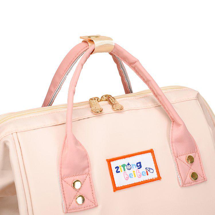 2026 Spacious Lightweight Mom & Baby Diaper Bag with Milk Storage and Double Shoulder Straps