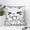 Boykisser Square Pillow Case Cat Cushion Cover Custom Zippered Decor Pillowcase for Car 18"