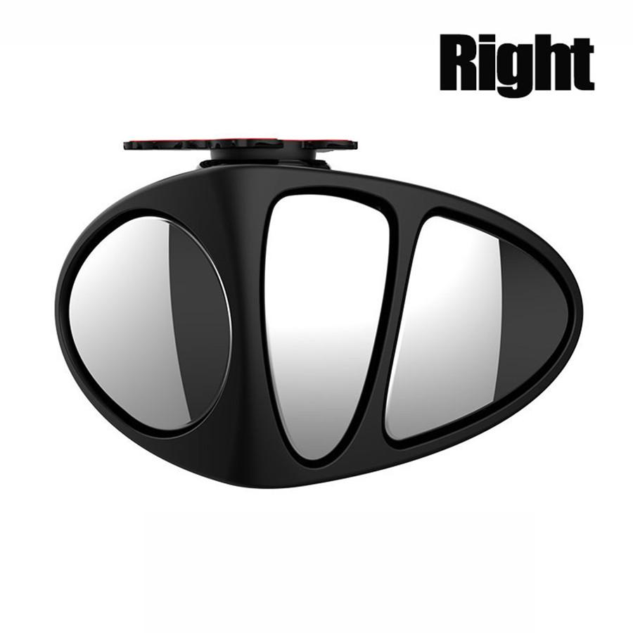 1Xright Universal Car 360 Rotation Convex Blind Spot Wide Angle Rear View Mirror