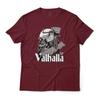 Zum Walhalla Episches Wikingerkrieger Grafik-T-Shirt Leichtes Baumwoll-T-Shirt