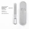 Stainless Steel Diamond Grit Nail File Hypoallergenic Durable Manicure Tool for Natural Acrylic Gel Nails Grooming