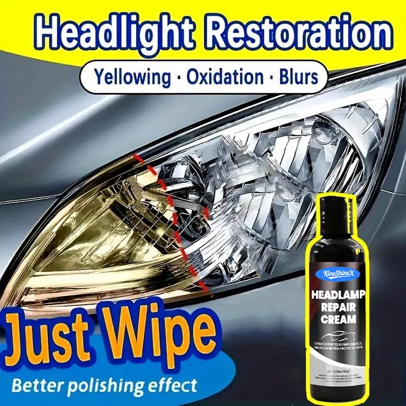 Headlight Restoration Fluid Automotive Headlight Oxidation Yellowing Scratches Blurring Enhancement