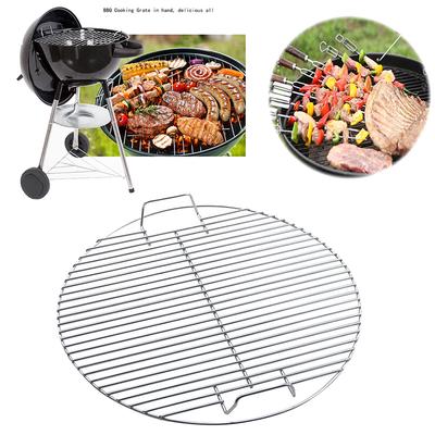 Round Non-stick Heat Resistance Stainless Steel Outdoor Barbecue BBQ Grill Rack This Barbecue Grill Has Bright Smooth Surface