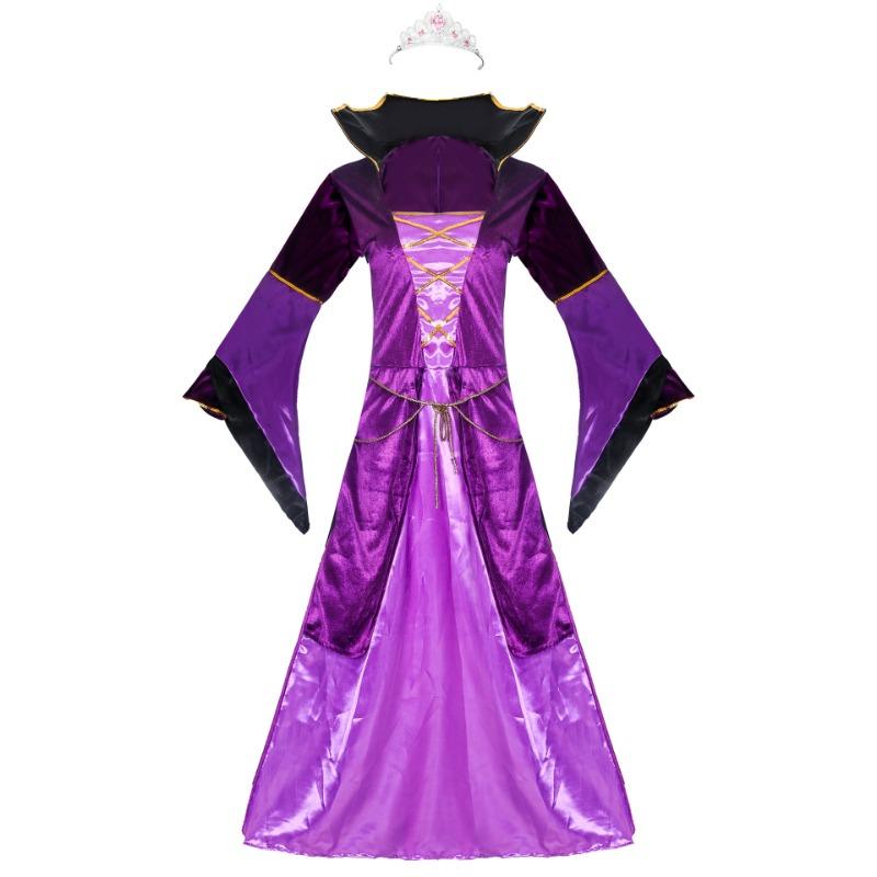 

Halloween Cosplay Uniform, Purple Magic Princess Witch Demon Stage Costume Performance Costume one size fits all фиолетовый