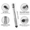 1/4'' Drive Professional Adjustable Torque Wrench Spanner Hand Tool For Car Bicycle Motorbike Use 5-25N.m Micrometer Amagi