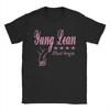 Printed Yung Lean Sad Boys Hands Pink  T Shirt for Men Women  Pure Cotton T-shirts Short Sleeve Tops