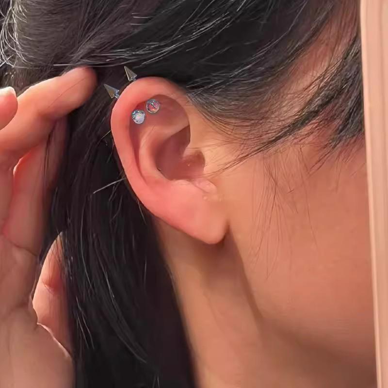 Pendientes Hueso de Oreja Pequeño Diablo Garra de Dragón Personalizados Para Mujeres Niñas Prevención de Alergias Joyería Accesorios Regalo