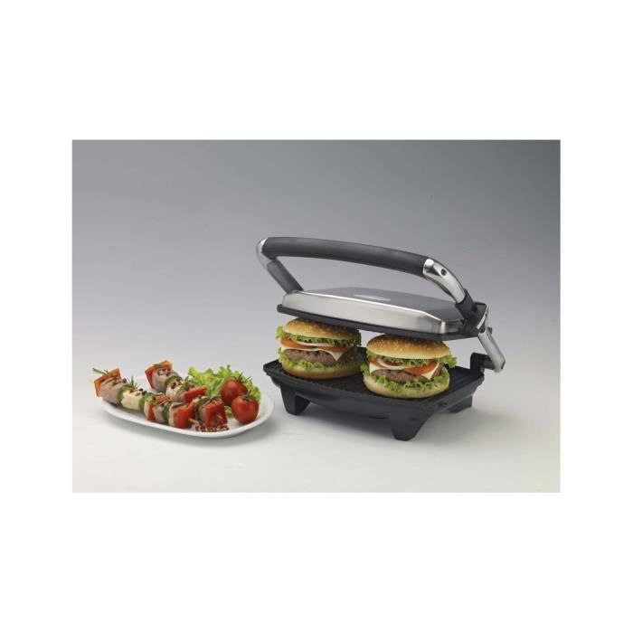 Ariete Gril et grille-pain mince 1000 W