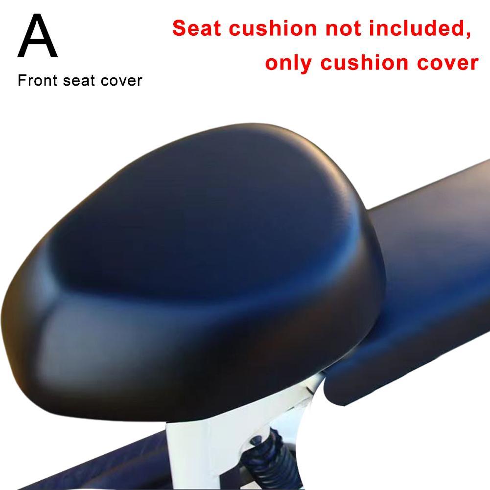Universal Electric Vehicle Seat Cushion Cover Waterproof Seat Back Protector Waterproof Sunscreen Heat Insulation Bicycle