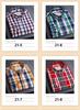 Men's Carbon Brushed Long-Sleeve Plaid Cotton Shirt