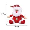 Classic Christmas Plush Hanging Ornaments Easy to Hang Cartoon Santa Snowman Elk Xmas Pendant for Christmas Party Favors Home