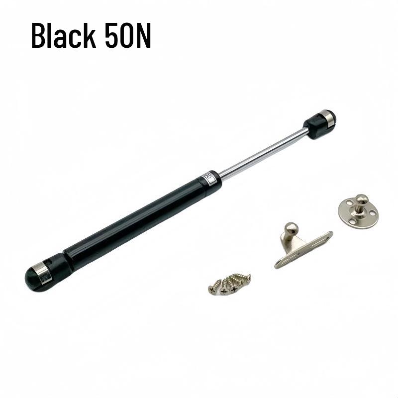 Black Hydraulic Pneumatic Gas Spring Support Rod for Cabinet Doors and Meter Boxes