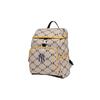 New MLB Monogram Collection Polyester With Artificial Leather Laptop Bag Backpack Regular Unisex Beige 3ABKM022N-50BGS