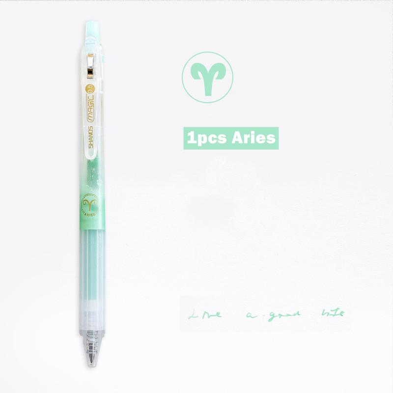 1 шт. Набор гелевых ручек со знаками зодиака Magic Clip 12 Constellation Juice Color Ink 0 — фото 9