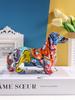 Watercolor Dachshund Sculpture, Resin Animal Figurine, Home Decorative Accessories for Bedroom, Living Room, and Study