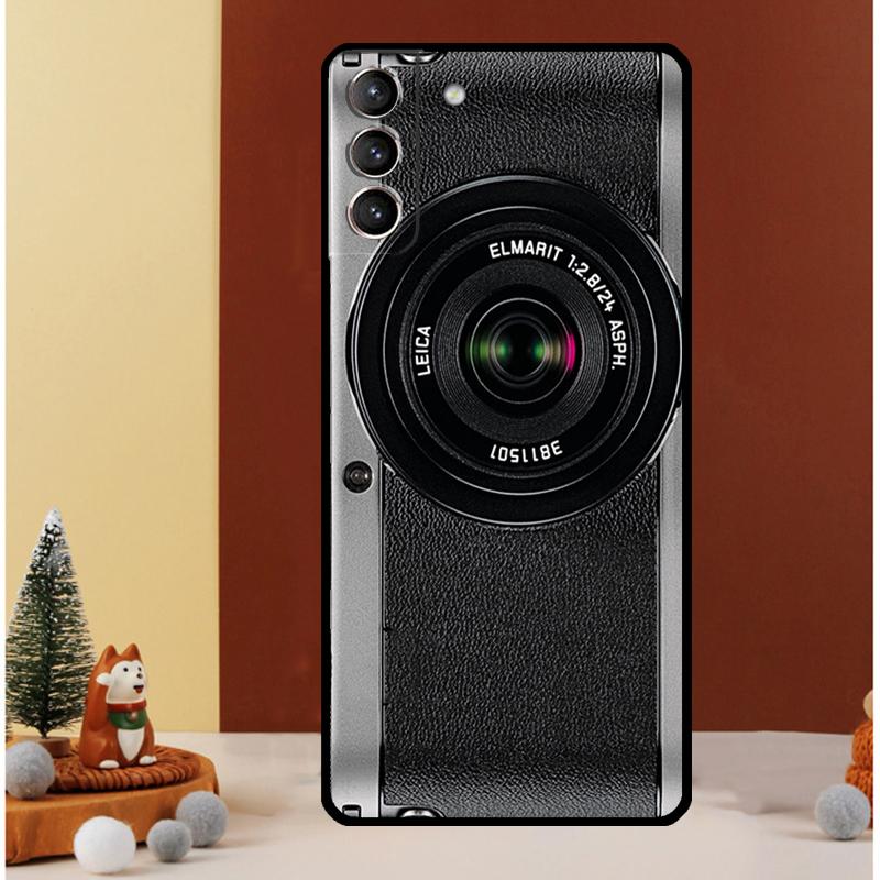 Retro Photo Camera Case For Samsung Galaxy S24 Ultra S23 S22 S21 S20 FE Note 20 S8 S9 S10 Note 10 Plus Cover