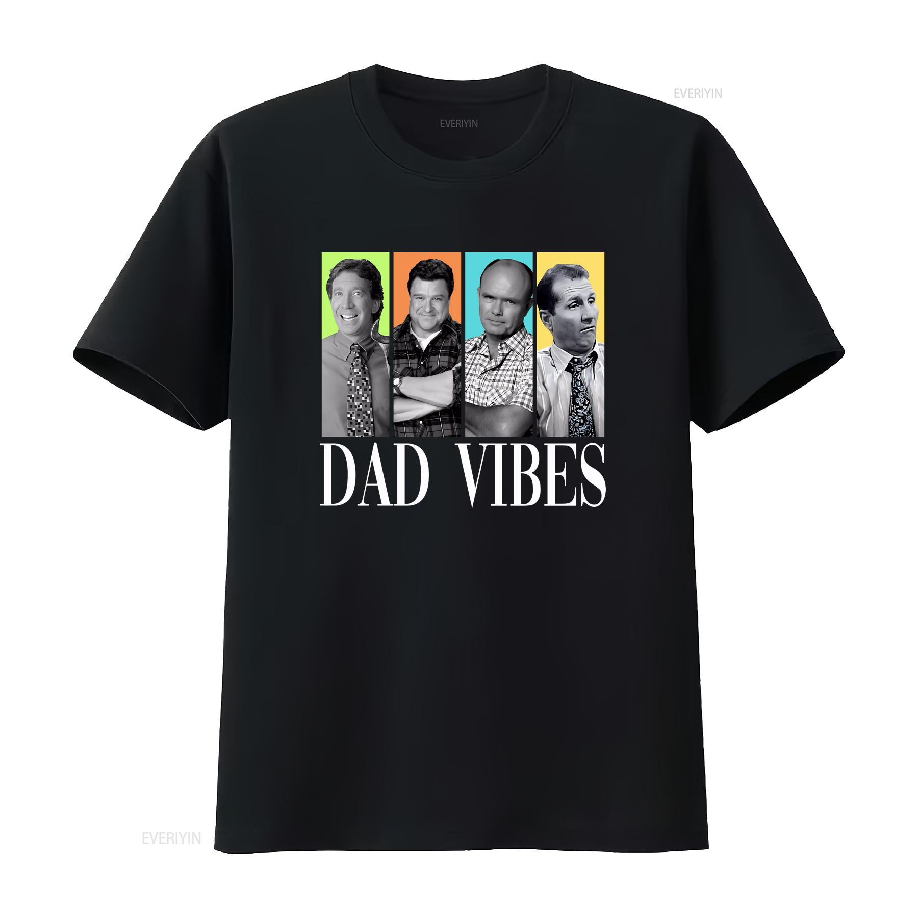 

90 s Dad Vibes Sitcom T Shirt Funny For Fathers Day Daddy Husband Best Ever Birthday vintage Washed fashion Unisex homme 4XL