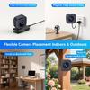 WiFi HD Smart Home Surveillance Camera with Real-time Remote Viewing for Indoor/Outdoor Security