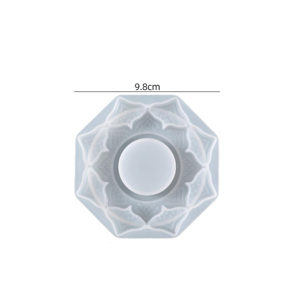 Lotus Candle Holder Storage Silicone Mold Diy Resin Abrasive Flower Mold Crystal Epoxy Resin Crafts